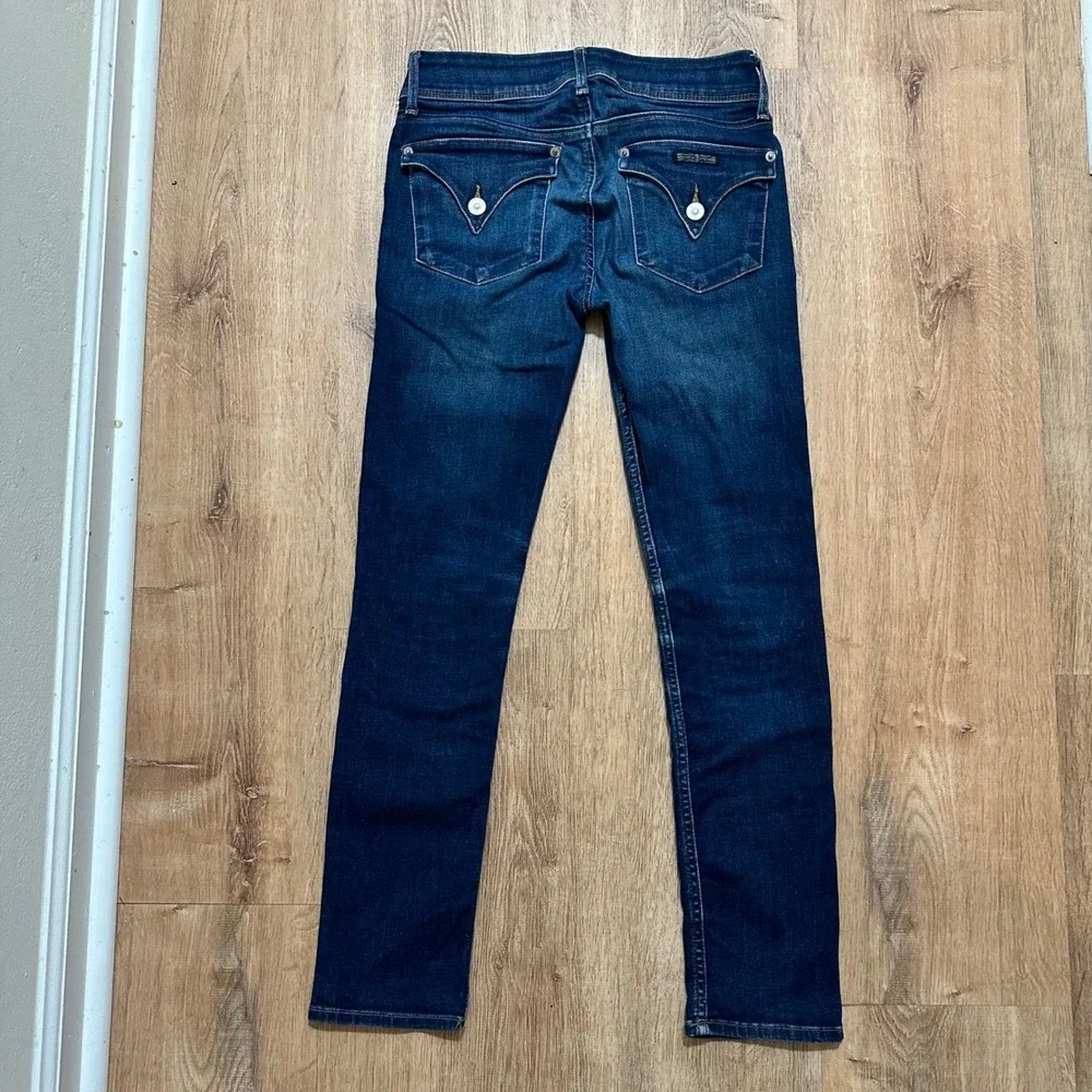 Hudson | Woman's Dark Wash Mid Rise Casual Basic‎ Collin Skinny Jeans, Size 26
